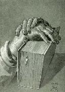 Hand Study with Bible - Drawing Albrecht Durer